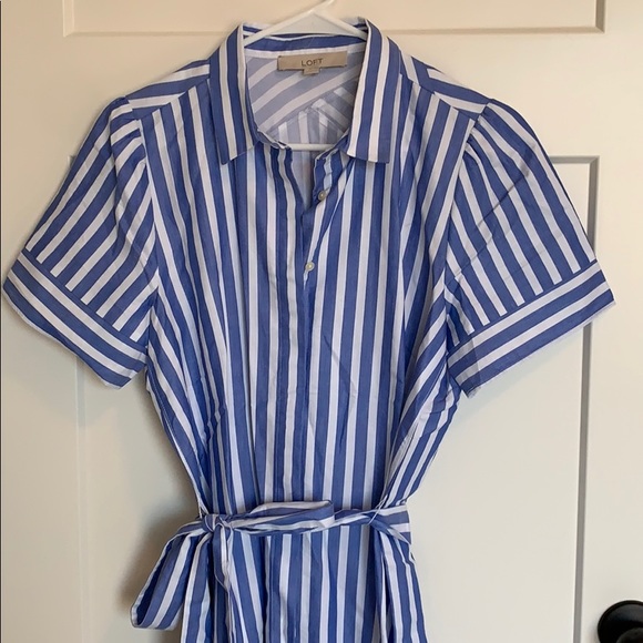 Loft Button Down Dress - Picture 2 of 5